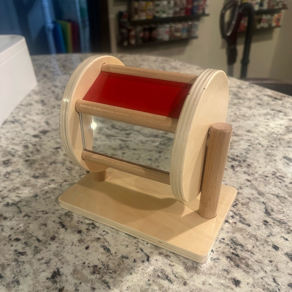 Lovevery Spinning Rainbow Wooden Montessori Baby Toy From The Sensor Play Kit